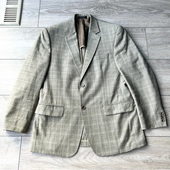 Michael Kors Pure Wool Plaid Sport Coat - Picture 3 of 15